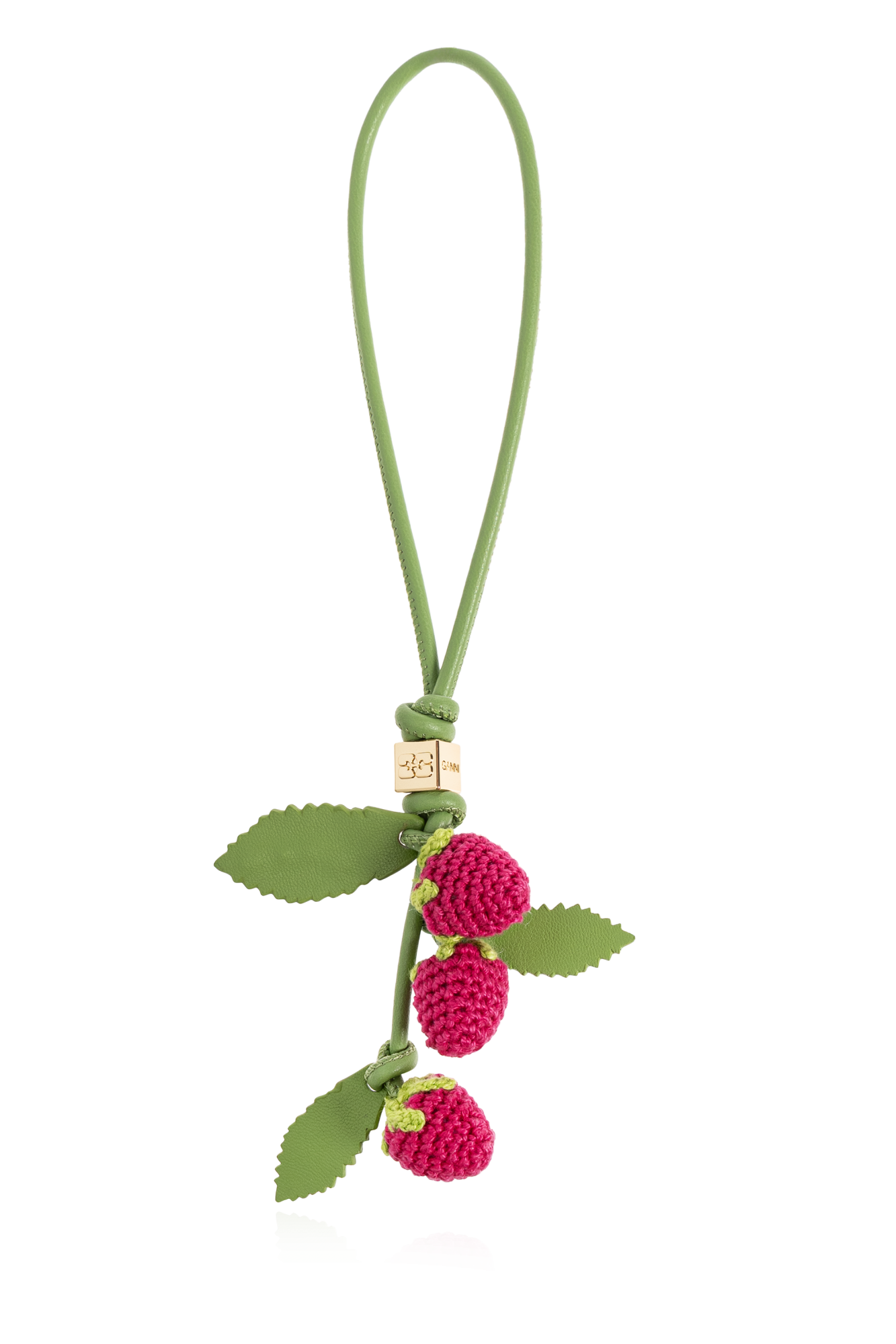 Ganni Bag Charm with Raspberry Motif | Women's | Vitkac